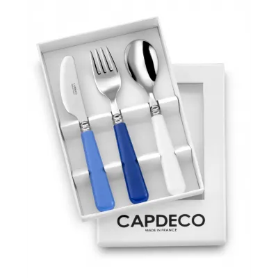 Helios Kids Sky Blue/Royal Blue/White 3 Piece Setting