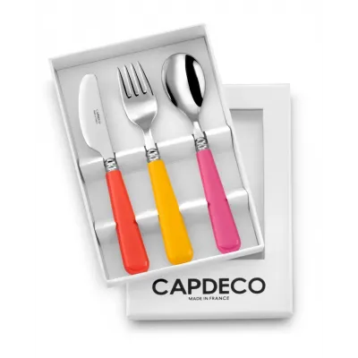 Helios Kids Orange/Sunflower/Fuchsia 3 Piece Setting