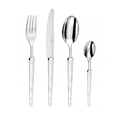 Quio Pearly White 5-Pc Place Setting