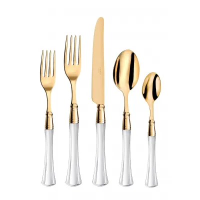 Venus PVD Gold Crystal Cheese Knife