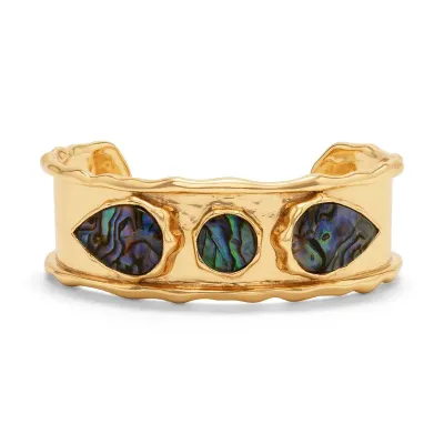 Aurora Abalone Cuff