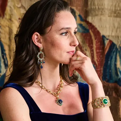 Contessa Belle Nuit Multi Dangle Earrings