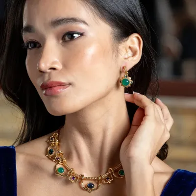 Contessa Multi Post Drop Earrings