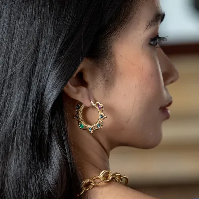 Contessa Multi Hoop Earrings