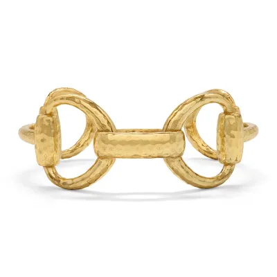 Equestrian Snaffle Bit Gold Cuff