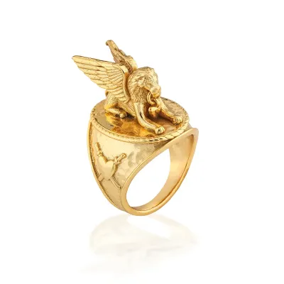 Lionheart Gold Ring