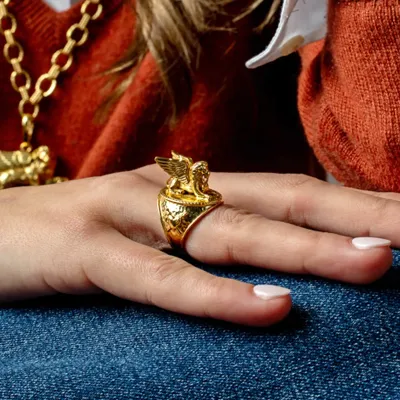 Lionheart Gold Ring