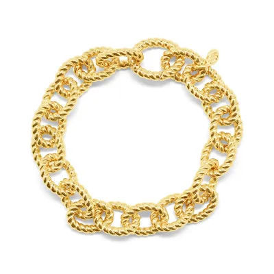 Victoria Gold Chain Bracelet Small 8"