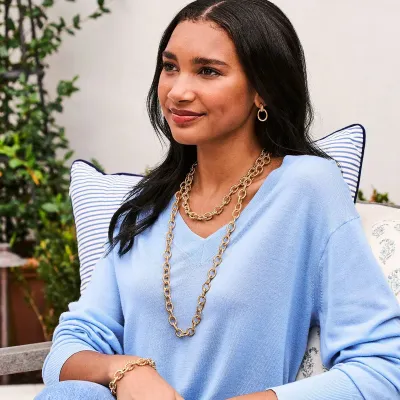 Victoria Gold Chain Necklace