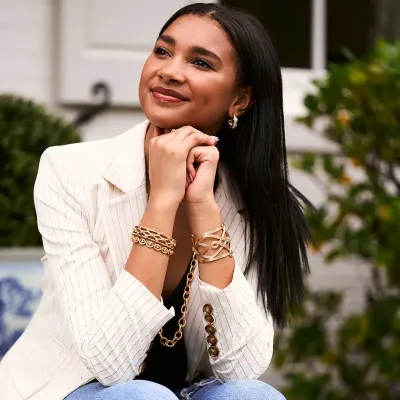 Monique Clear Cubic Zirconia Hoop Earrings