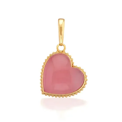 Love Gem Pink Jade Pendant