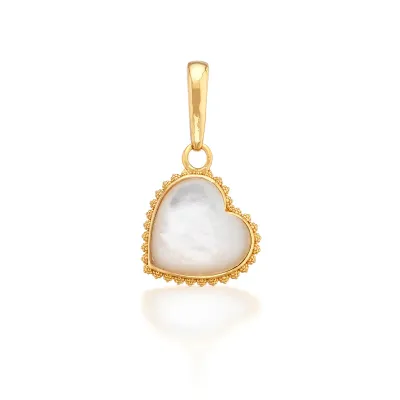 Love Gem Mother of Pearl Pendant Medium