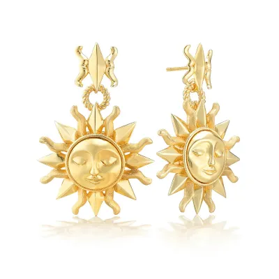 Soleil Gold Drop Earrings