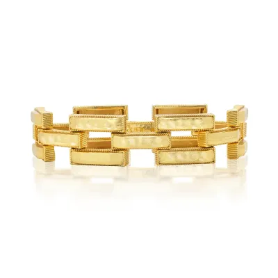 Pathway Gold Link Bracelet