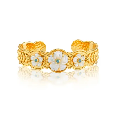 Villandry Fleur Multi Scalloped Cuff