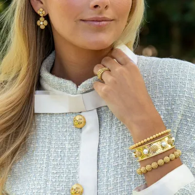 Berry Gem Pearl Cuff