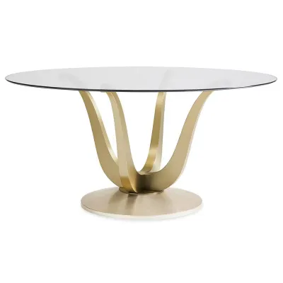 Caracole Classic Rounding Up Table Base Dining Table