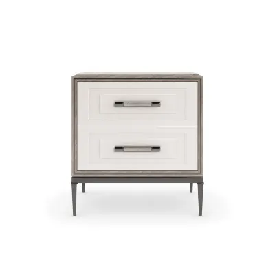 I'M Impressed Nightstand Mountain Smoke, Pearly White, Deep Bronze