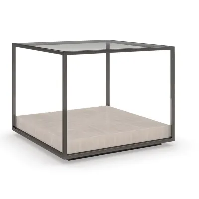 Open Air Cocktail Table Moonstone, Deep Bronze, Almost Black