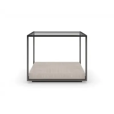 Open Air Cocktail Table Moonstone, Deep Bronze, Almost Black