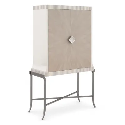 High Expectations Bar Moonstone, Pearly White, Brushed Deep Bronze