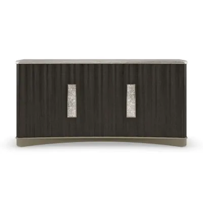 Crushing It Sideboard/Buffet Charred Bark, Platinum