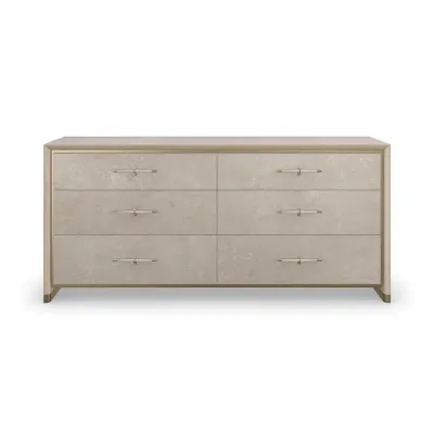 Hang Up Dresser Dresser Dry Martini, Winter Frost, Brushed Gold
