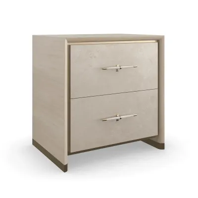 Hang Up Small Nightstand Dry Martini, Winter Frost, Brushed Gold