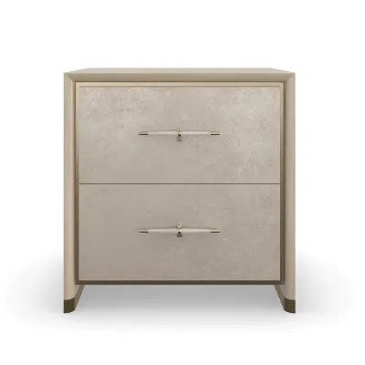 Hang Up Small Nightstand Dry Martini, Winter Frost, Brushed Gold