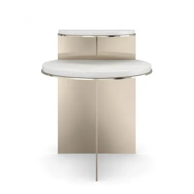 Touche' Light End/Side Table Whisper Of Gold