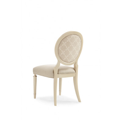 Chitter Chatter Dining Chair Radiant Pearl, Sparkling Argent