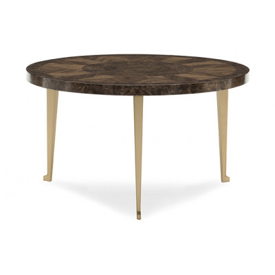 One Of The Bunch Cocktail Table Galway, Galway Burl, Golden Shimmer