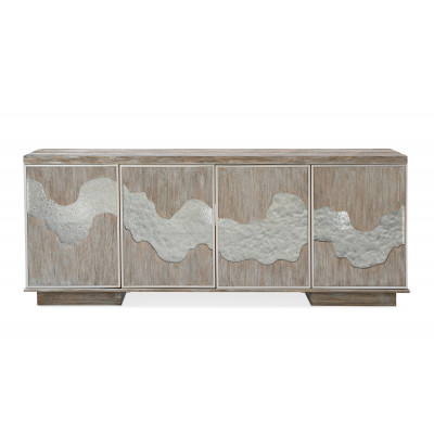 Go With The Flow Sideboard/Buffet Driftwood, Neutral Metallic