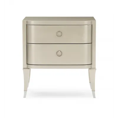 Significant Other Nightstand Soft Silver Paint