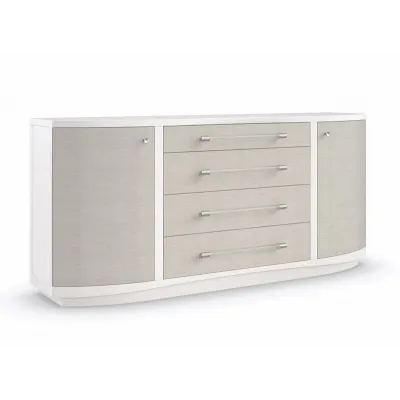 Clear To Me Dresser Sun-Kissed Silver, Pearly White