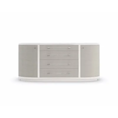 Clear To Me Dresser Sun-Kissed Silver, Pearly White