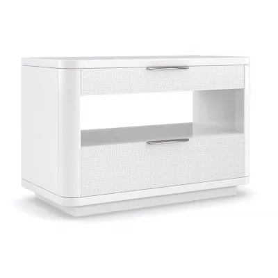 In Touch Nightstand Cloud White