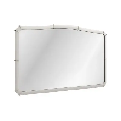 Aria Mirror Alabaster Painted Faux Shagreen