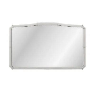 Aria Mirror Alabaster Painted Faux Shagreen