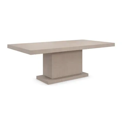 Horizon Dining Table Woodland Gray, Sparkling Argent
