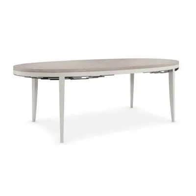 Coronet Dining Table Chinchilla, Crème De La Crème, Soft Silver Paint, Deep Bronze