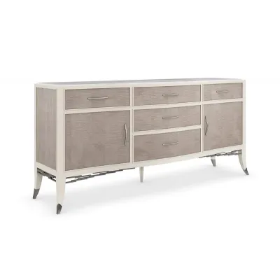 Break From Tradition Sideboard/Buffet Chinchilla, Crème De La Crème, Deep Bronze