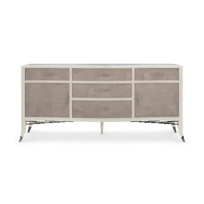 Break From Tradition Sideboard/Buffet Chinchilla, Crème De La Crème, Deep Bronze