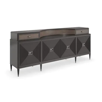 Gallerie Sideboard/Buffet Dark Chocolate, Tigra Chocolate,Deep Bronze, Charcoal