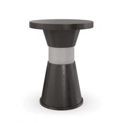 Periscope End/Side Table Dark Chocolate, Deep Bronze, Sun-Kissed Silver