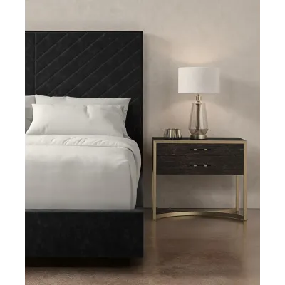Meet U In The Middle Bed Black Stain Ash