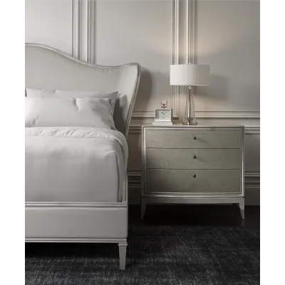Bedtime Beauty Bed Oracle Silver Leaf