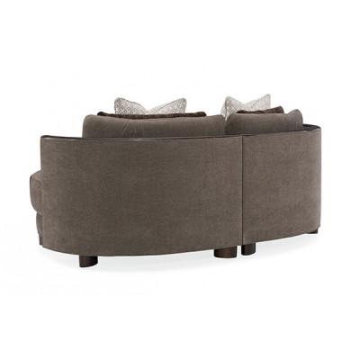 Modern Streamline Commodore Sectional 2 Sectional