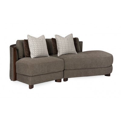 Modern Streamline Commodore Sectional 7 Sectional