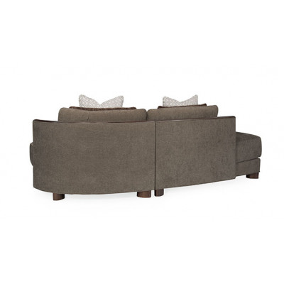 Modern Streamline Commodore Sectional 8 Sectional